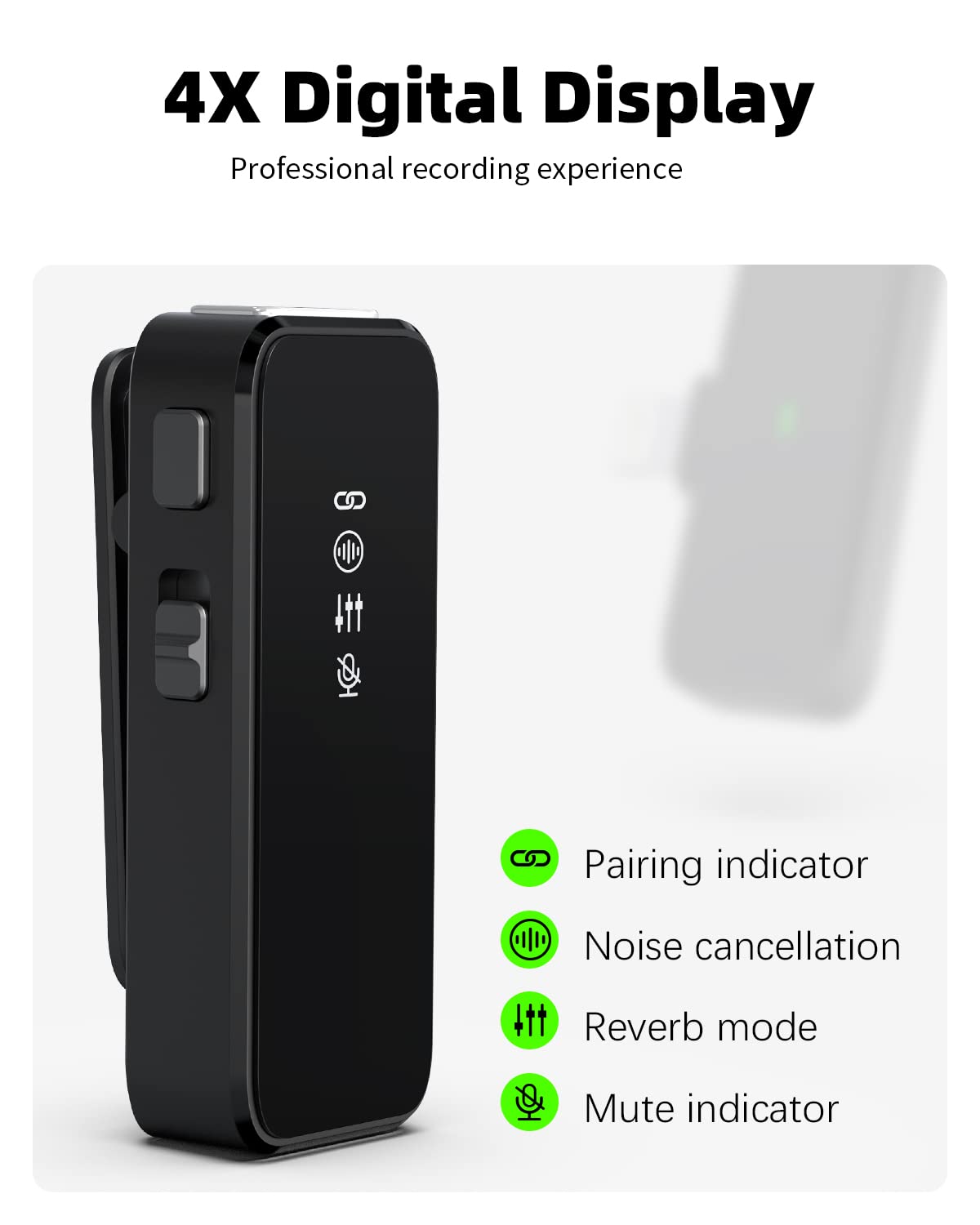 Amazon.com: Rythflo Wireless Lavalier Microphone for iPhone 15